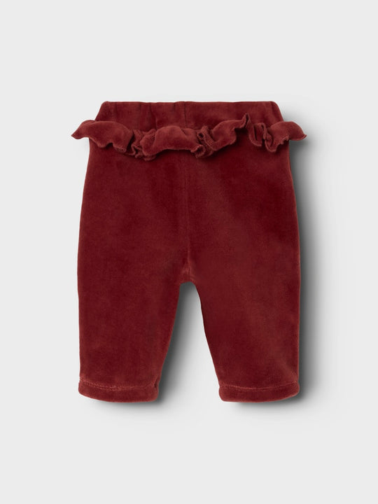 Lil' Atelier Baby SAGA PANT - Spiced Apple - Torgunns Barneklær AS
