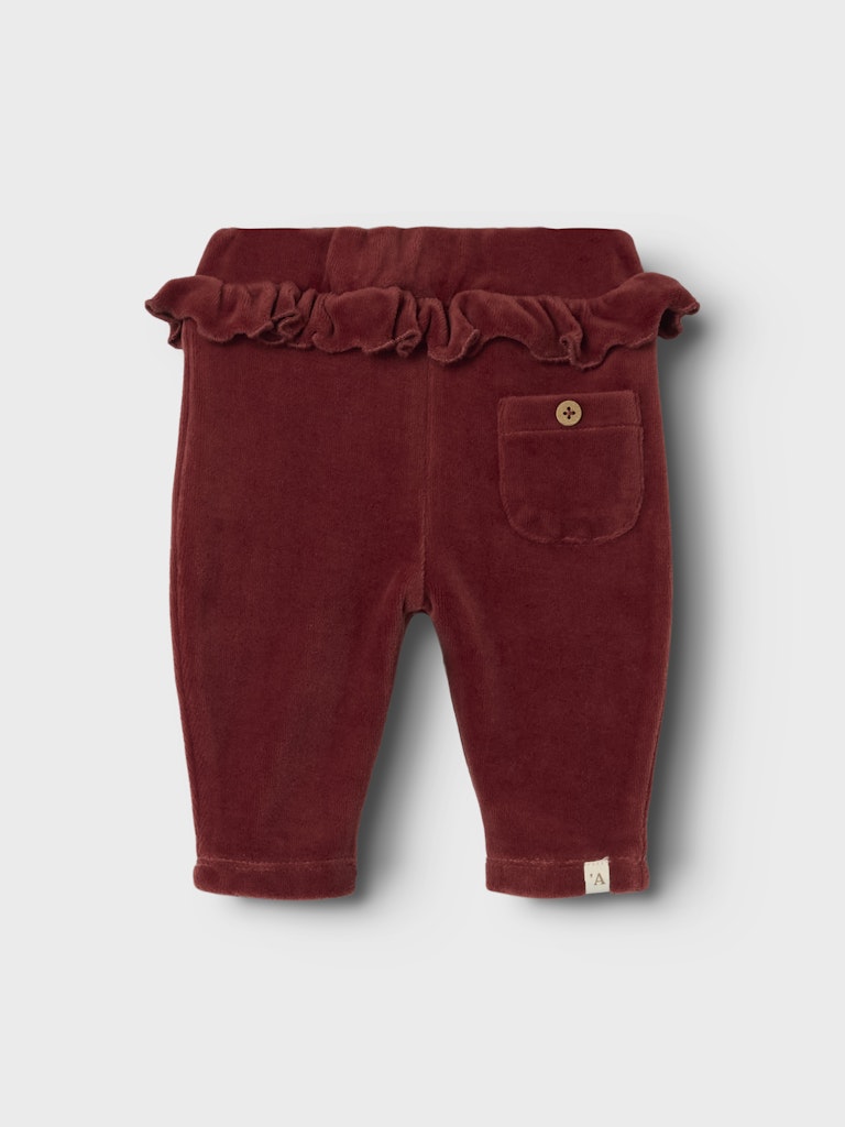 Lil' Atelier Baby SAGA PANT - Spiced Apple - Torgunns Barneklær AS