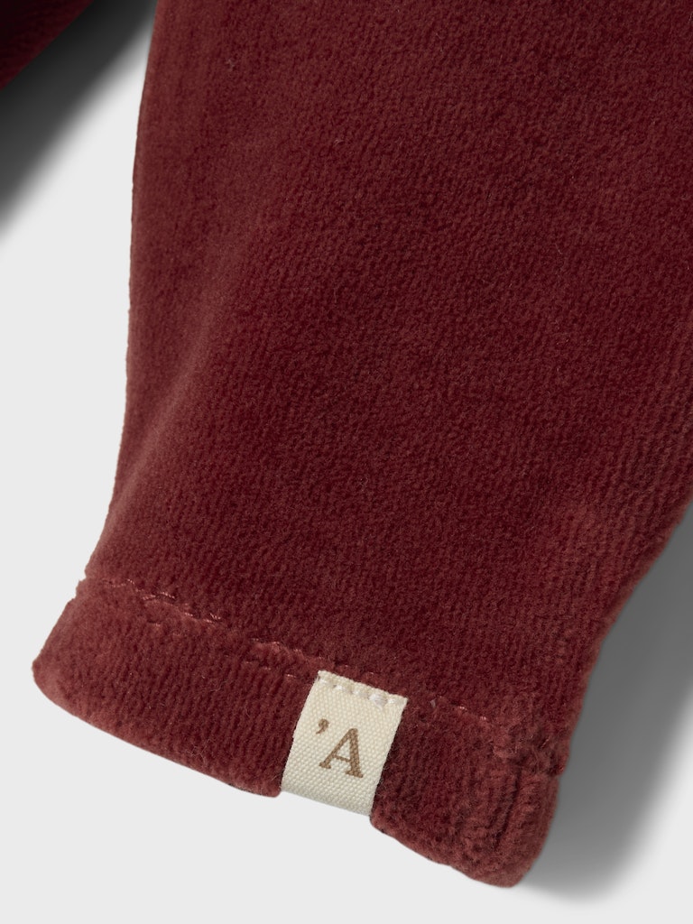 Lil' Atelier Baby SAGA PANT - Spiced Apple - Torgunns Barneklær AS
