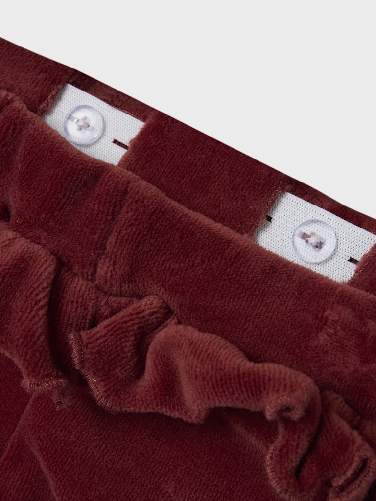 Lil' Atelier Baby SAGA PANT - Spiced Apple - Torgunns Barneklær AS
