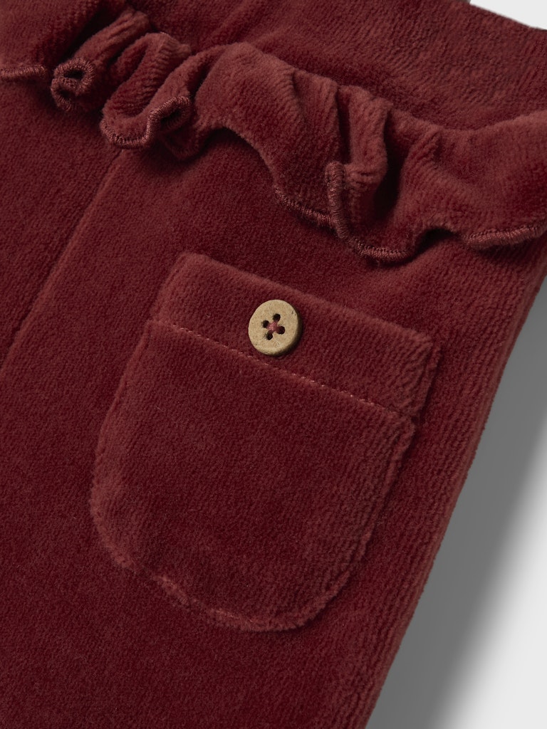 Lil' Atelier Baby SAGA PANT - Spiced Apple - Torgunns Barneklær AS