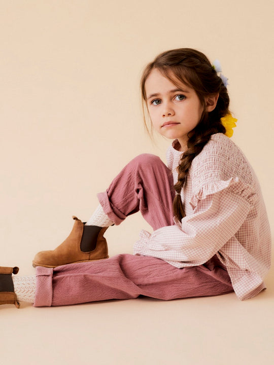 Lil' Atelier Mini TIMA PANT - Nostalgia Rose - Torgunns Barneklær AS