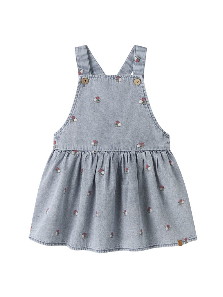 Lil Atelier Mini FUNDA DENIM seleskjørt - Medium Blue Denim