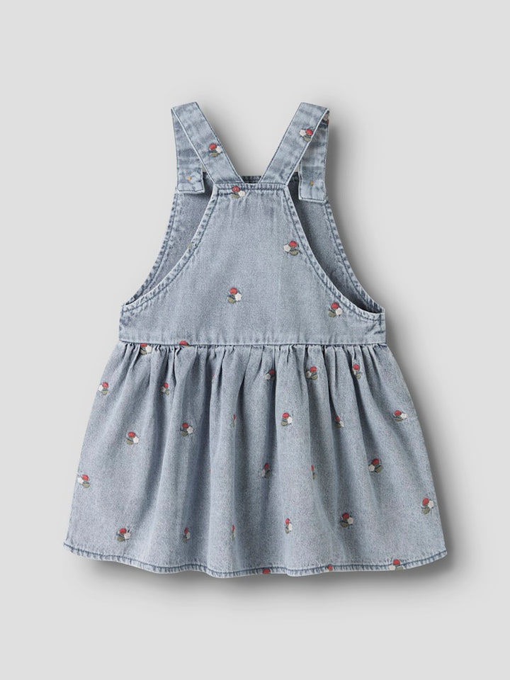 Lil Atelier Mini FUNDA DENIM seleskjørt - Medium Blue Denim