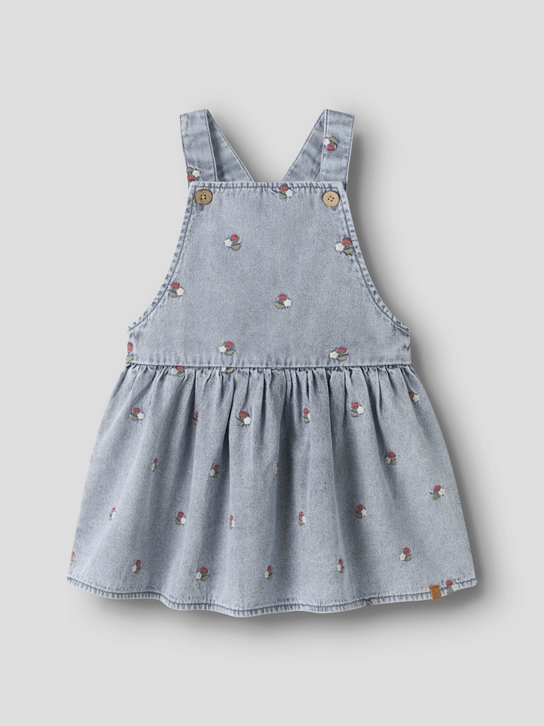 Lil Atelier Mini FUNDA DENIM seleskjørt - Medium Blue Denim