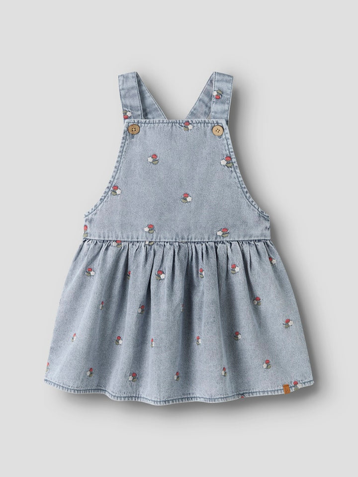 Lil Atelier Mini FUNDA DENIM seleskjørt - Medium Blue Denim