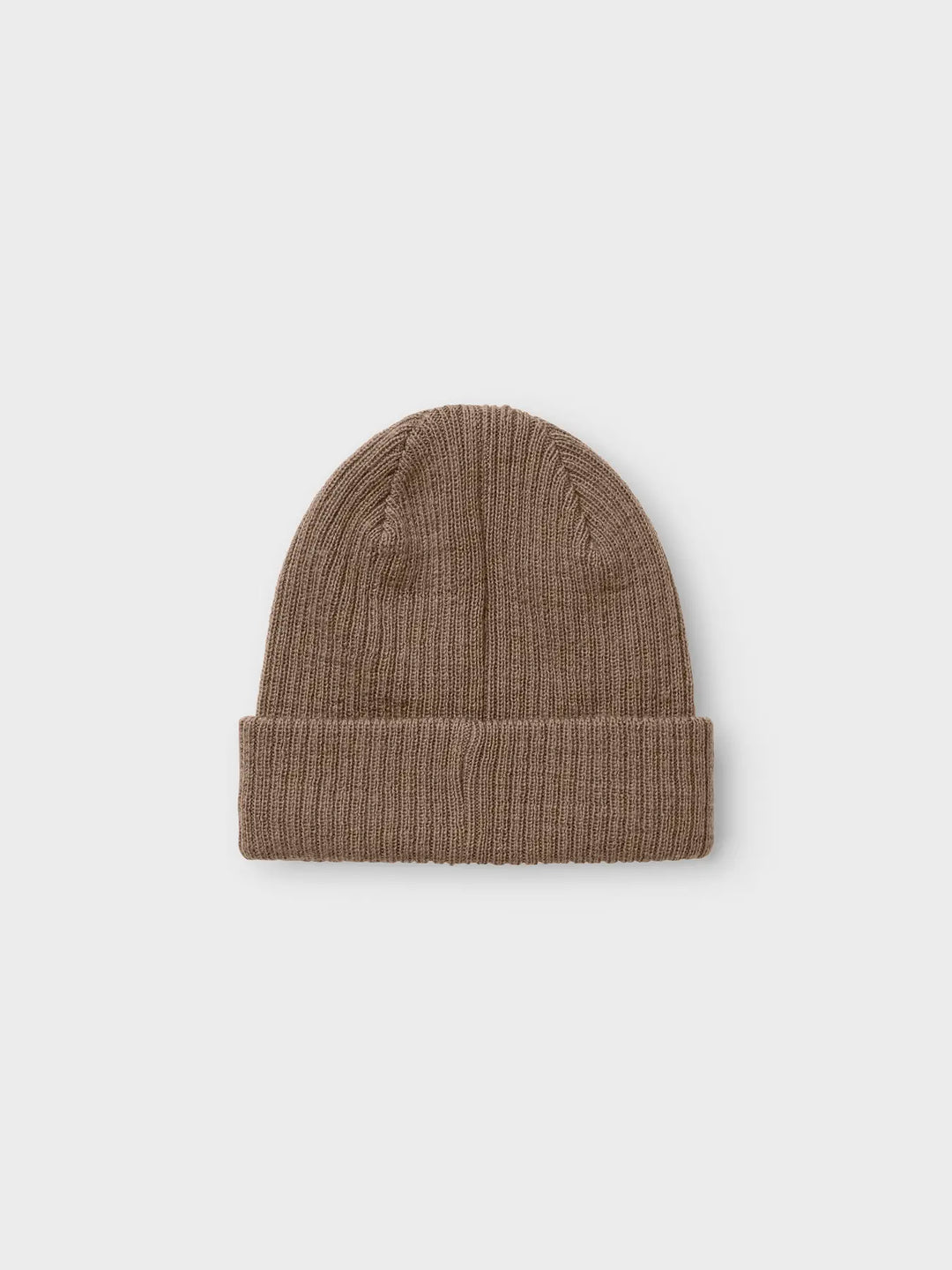 Lil' Atelier Mini NANSON KNIT HAT1 - Shitake - Torgunns Barneklær AS