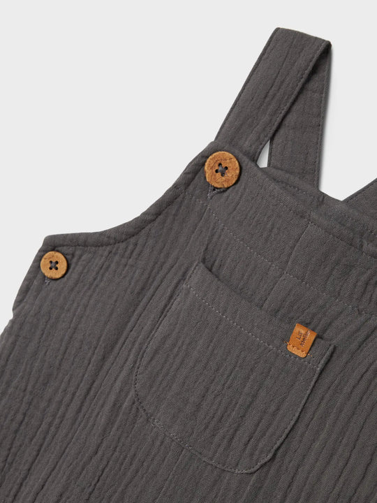 Lil' Atelier Baby OROS LOOSE OVERALL - Poppy Seed - Torgunns Barneklær AS