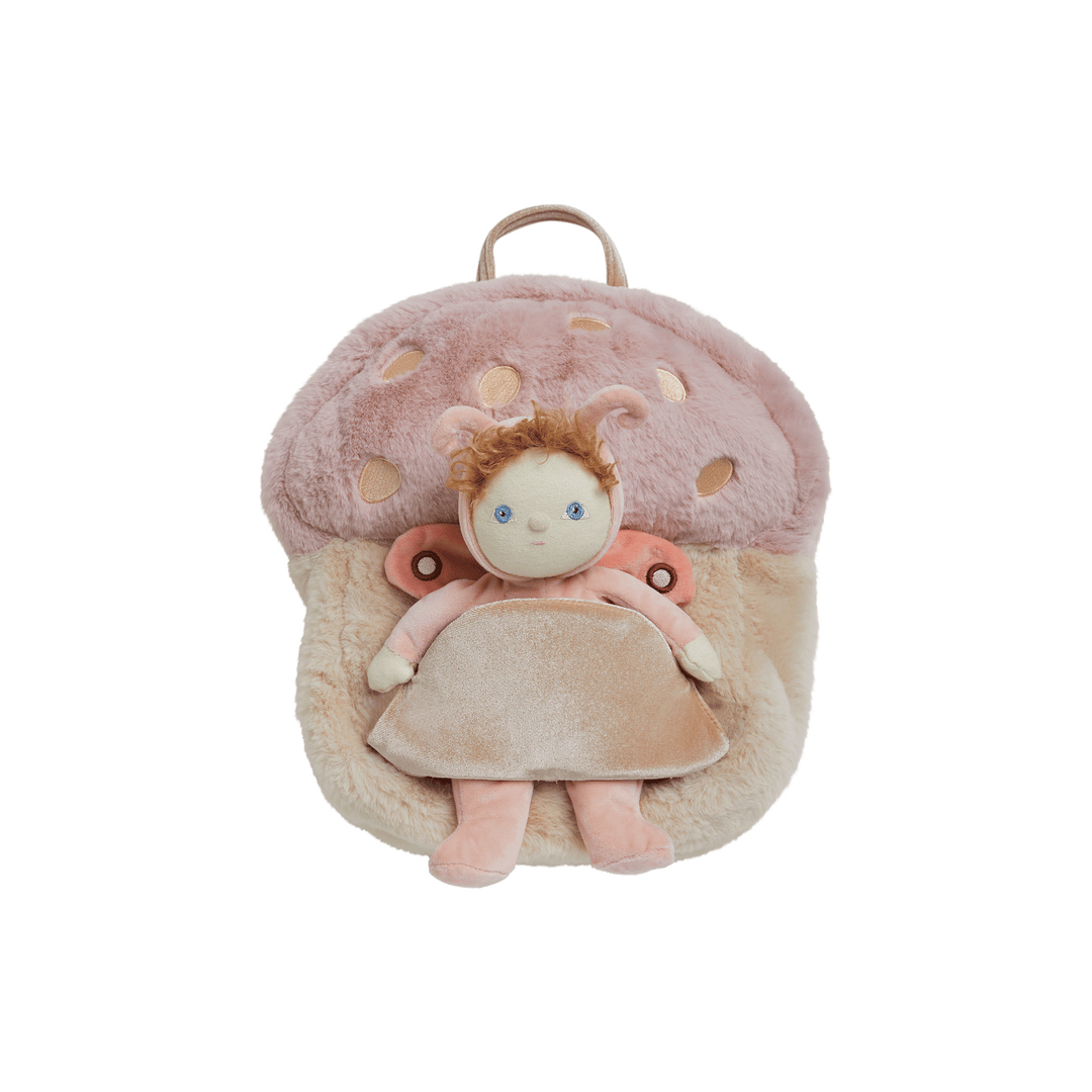 Olli Ella | Hopalong Mushroom Backpack - Pink - Torgunns Barneklær AS