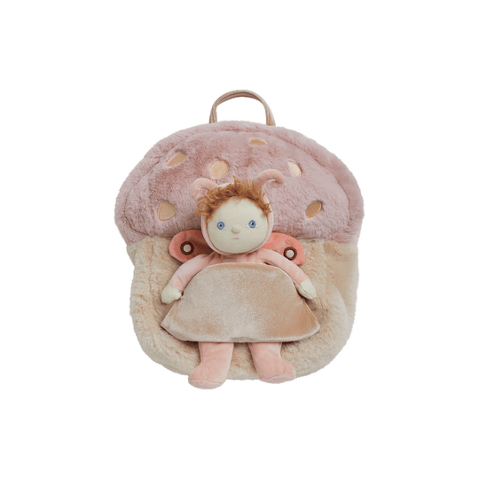 Olli Ella | Hopalong Mushroom Backpack - Pink - Torgunns Barneklær AS