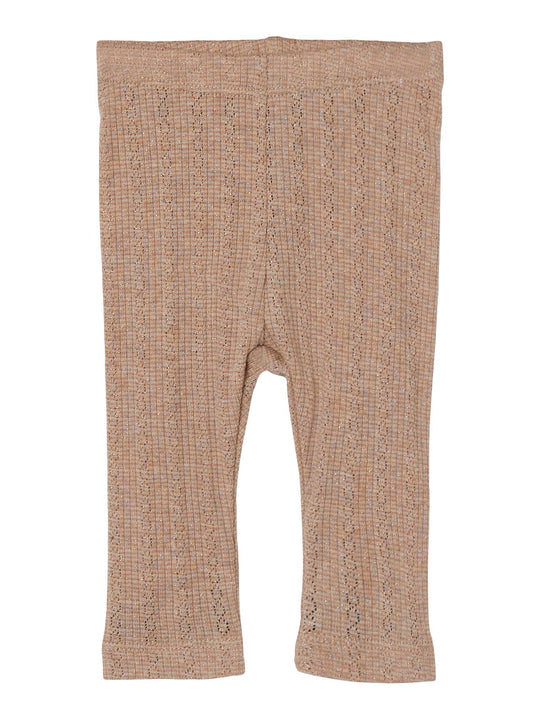 name it baby OHUSA LEGGING - Oxford Tan - Torgunns Barneklær AS