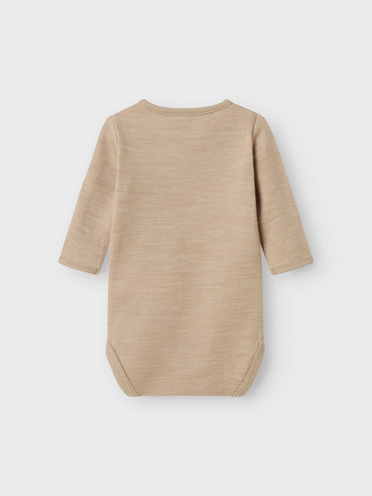 name it baby WUP WO/CO LS BODY - Pure Cashmere