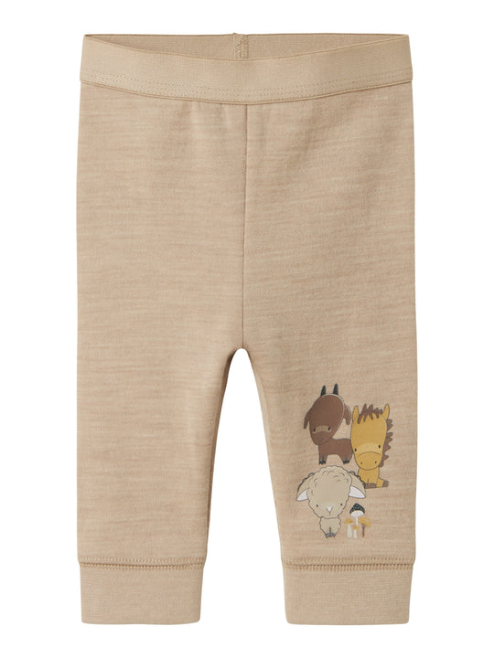 name it baby WUP WO/CO LEGGING - Pure Cashmere