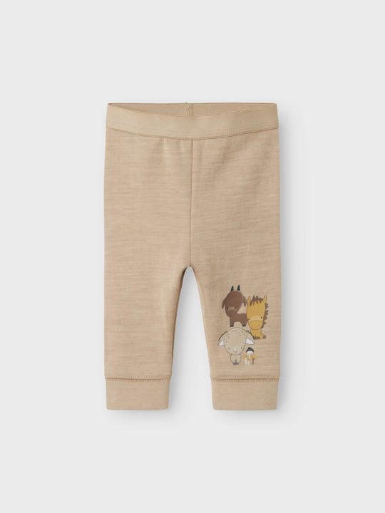 name it baby WUP WO/CO LEGGING - Pure Cashmere