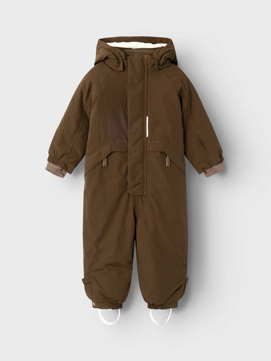 Lil' Atelier Mini LASTORM SNOWSUIT - Dark Earth