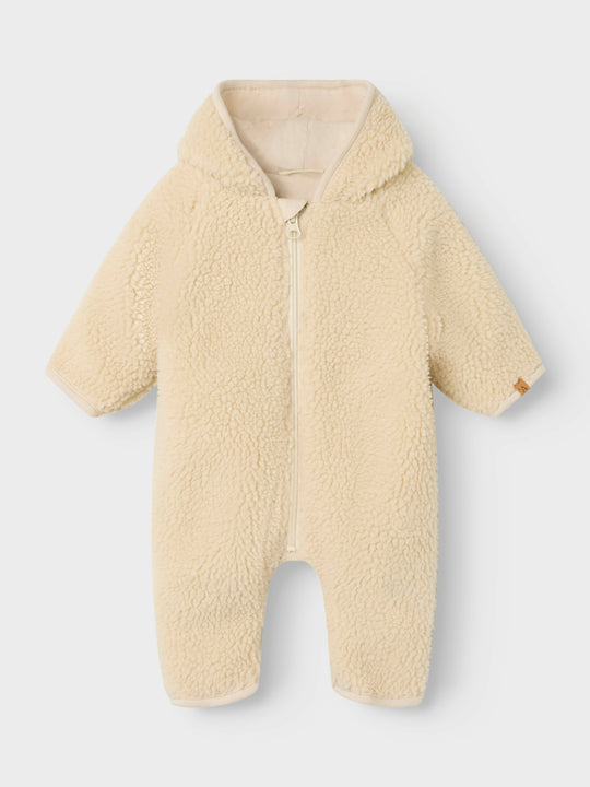 Lil' Atelier BABY NAOLIN SHERPA SUIT - Sandshell