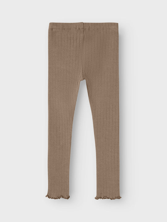 Lil' Atelier Mini NIVA SLIM LEGGING - Woodsmoke