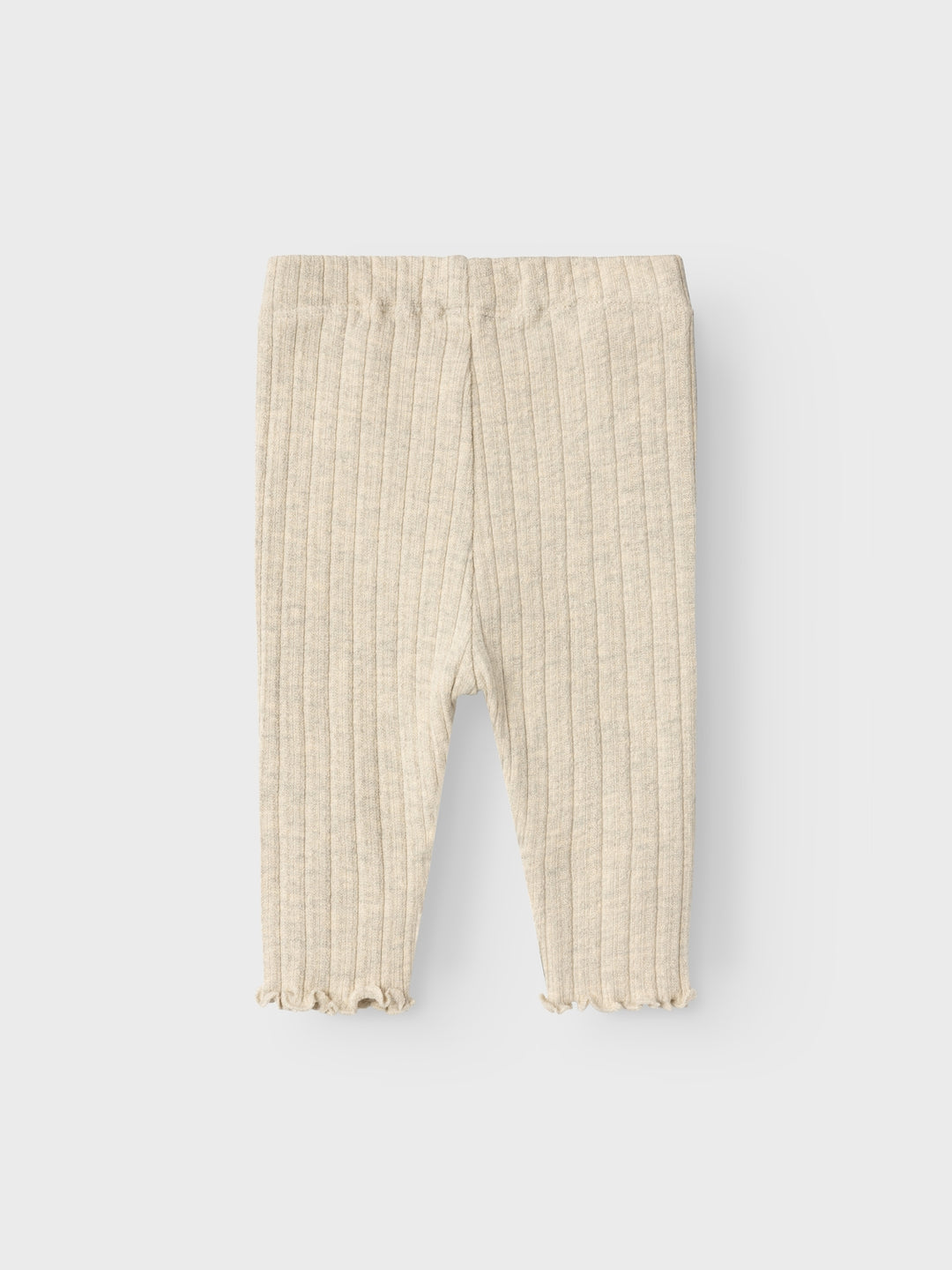 Lil' Atelier Baby NIVA SLIM LEGGINGS - Bleached Sand Melange