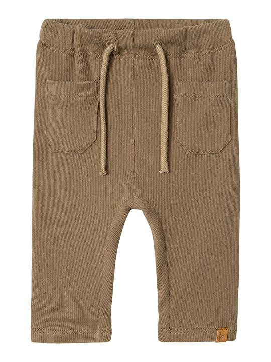 Lil' Atelier Baby HALLI NREG PANT - Sepia Tint