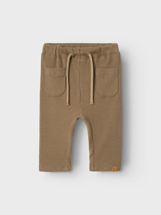 Lil' Atelier Baby HALLI NREG PANT - Sepia Tint