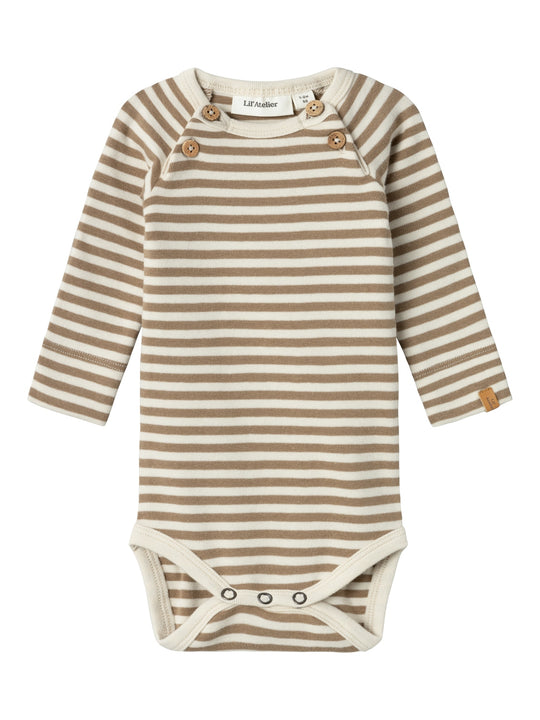 Lil' Atelier Baby GEO ASO LS SLIM BODY - Birch