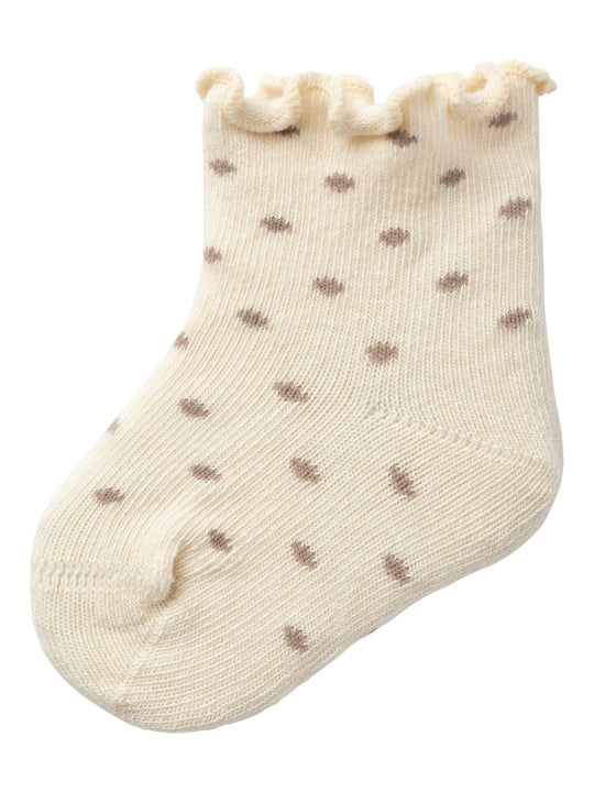 Lil' Atelier Baby ROSSA DIR SOCK - Birch