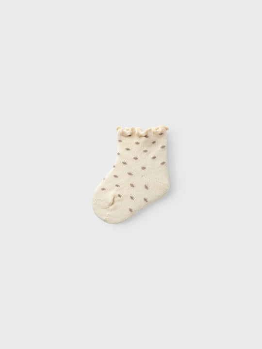 Lil' Atelier Baby ROSSA DIR SOCK - Birch