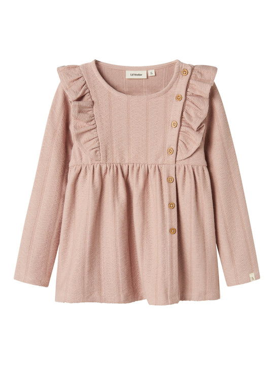 Lil' Atelier Mini OMINAS LS TOP - Shadow Gray