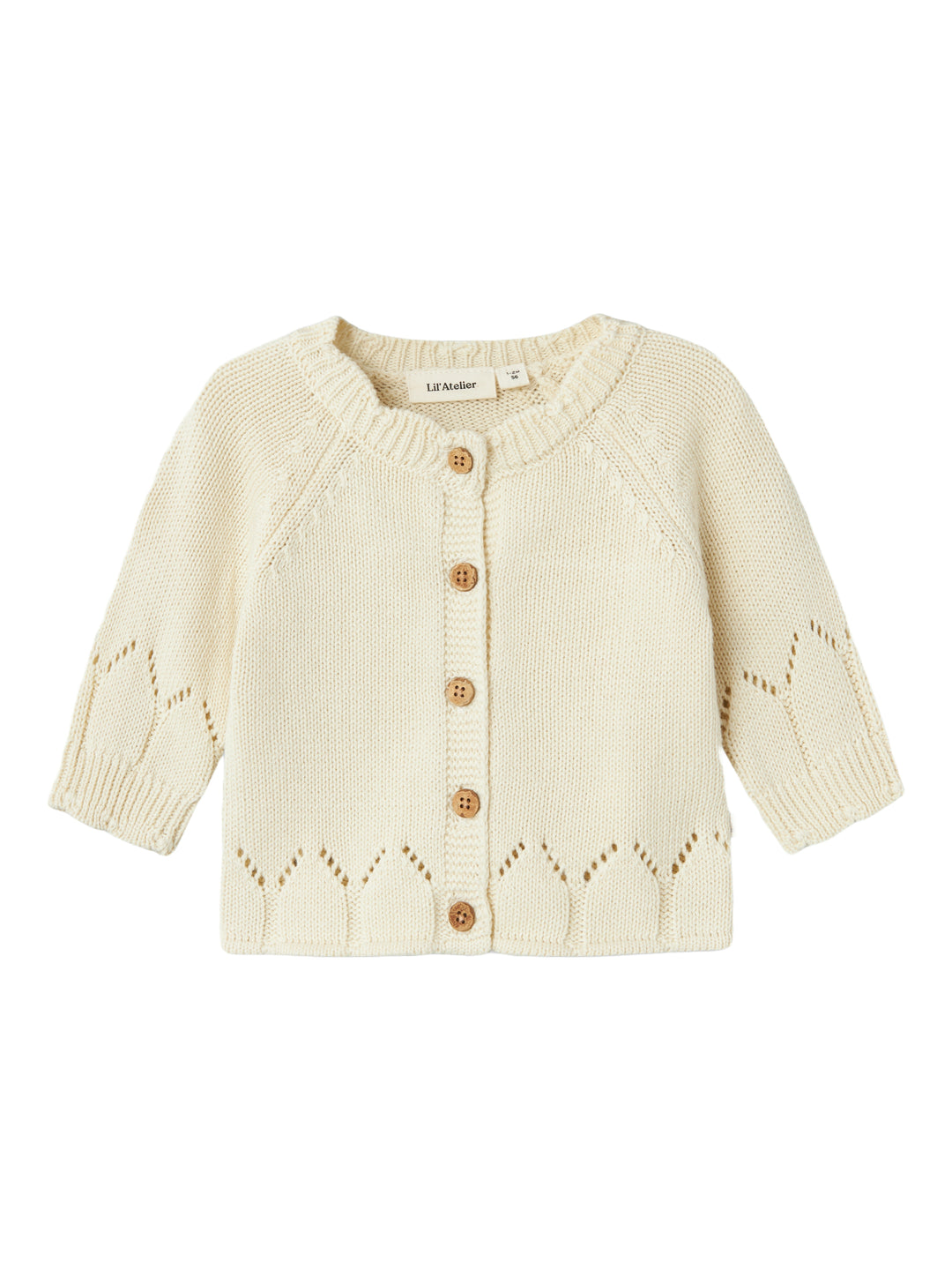 Lil' Atelier BABY RAMLA LS KNIT CARD - Turtledove