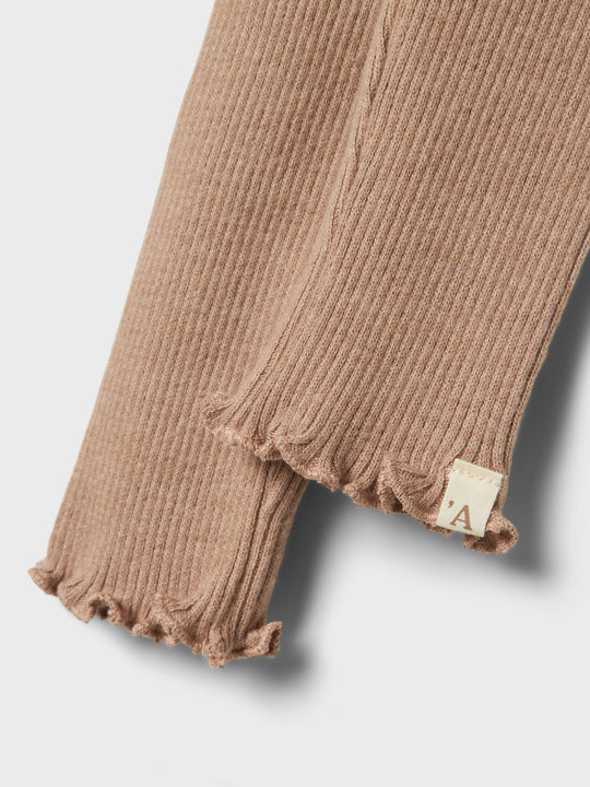 Lil' Atelier BABY SOPHIA SIA SLIM LEGGING - Rugby Tan