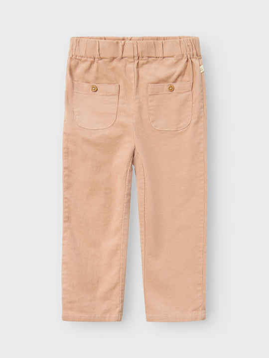 Lil' Atelier MINI REVELLE LOOSE CORD PANT - Rugby Tan