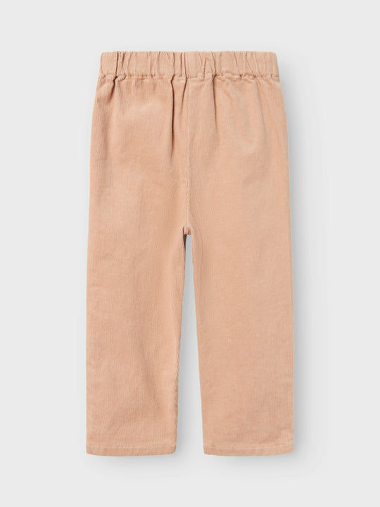 Lil' Atelier MINI REVELLE LOOSE CORD PANT - Rugby Tan