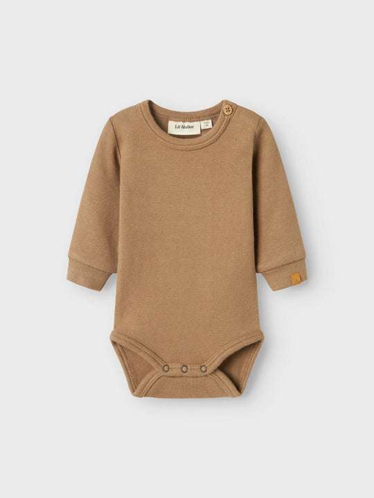 Lil' Atelier Baby THORO LS SLIM BODY - Sepia Tint