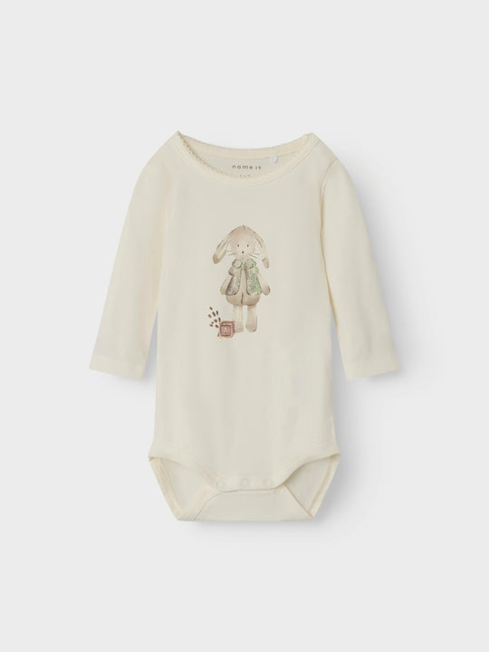 name it baby RABBITTA LS BODY - Jet Stream