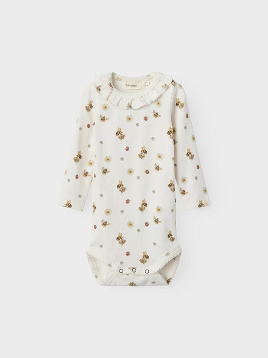 Lil' Atelier Baby LAVO LOA LS SLIM BODY - Coconut Milk