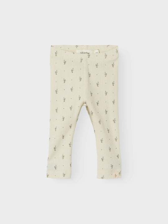 Lil' Atelier Baby GAGO KYE SLIM LEGGING - Turtledove Blue Flowers