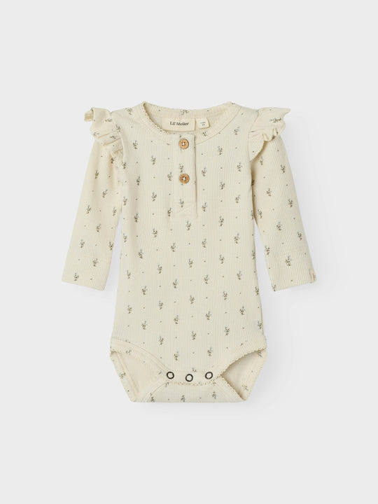 Lil' Atelier Baby GAGO KYA LS SLIM BODY - Turtledove Blue Flowers