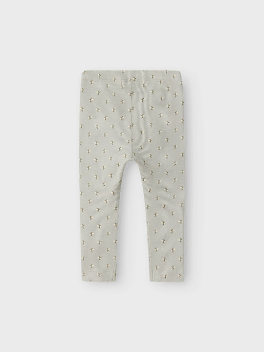 Lil' Atelier Baby GAGO KYE SLIM LEGGING - Mirage Gray Snow Drop