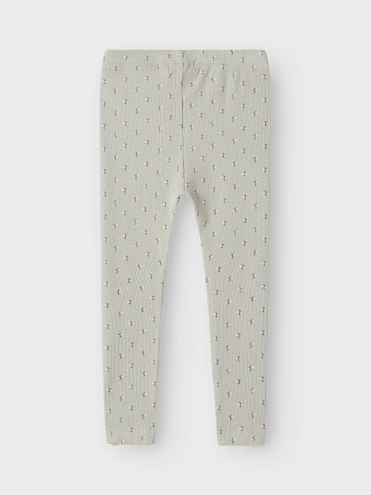 Lil' Atelier Mini GAGO KYE SLIM LEGGING - Mirage Gray Snow Drop