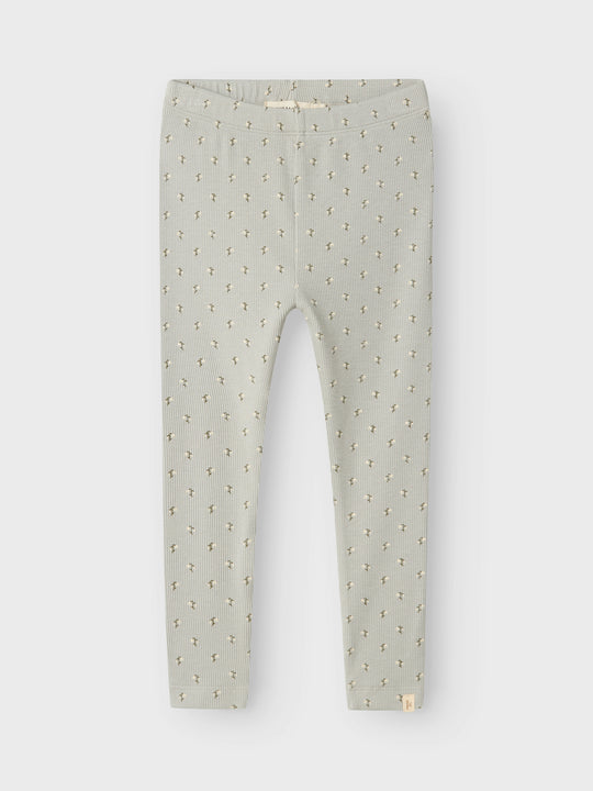 Lil' Atelier Mini GAGO KYE SLIM LEGGING - Mirage Gray Snow Drop