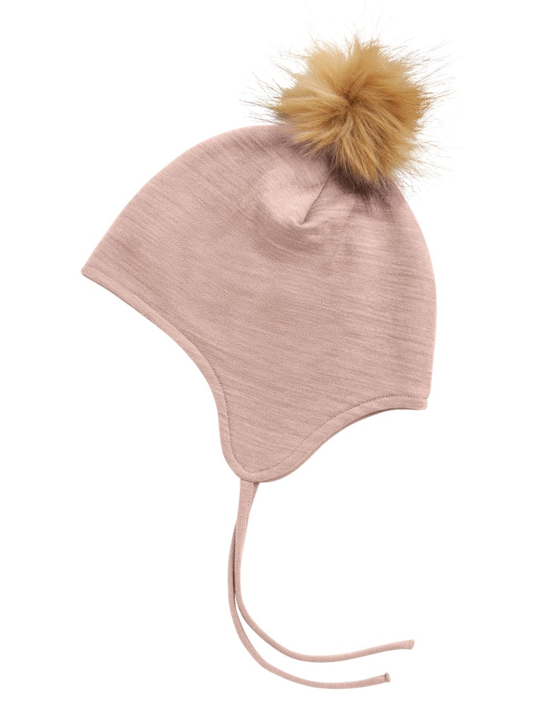 name it mini WOOL WUPPO HAT - Shadow Gray - Torgunns Barneklær AS