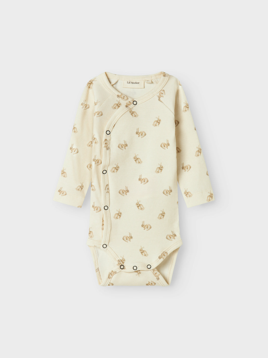 Lil' Atelier BABY LAVO EMO LS SLIM WRAP BODY - Turtledove Rabbit