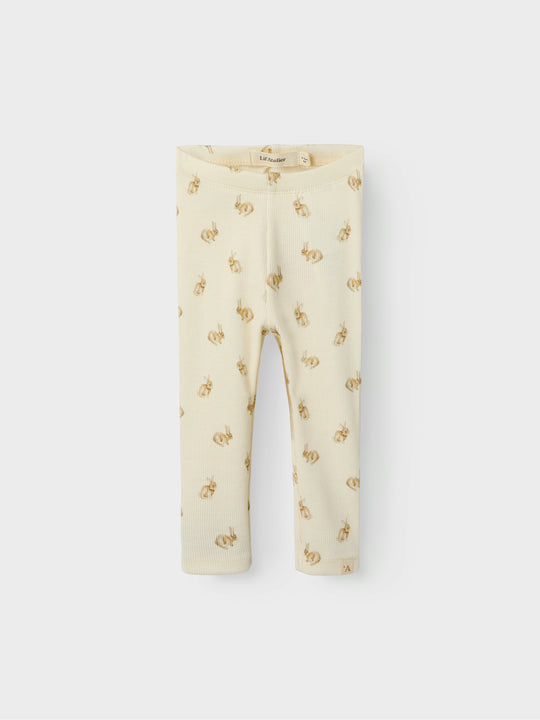 Lil' Atelier BABY LAVO EMO SLIM LEGGING - Turtledove Rabbit