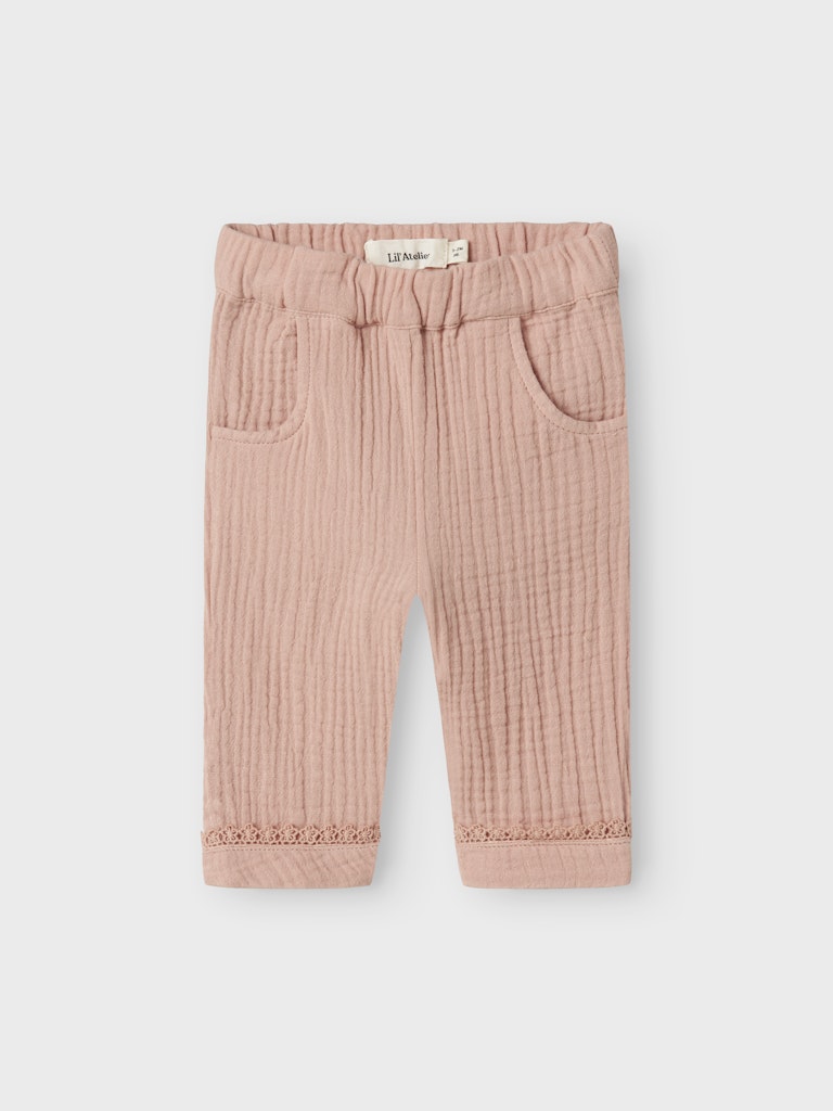 Lil' Atelier Baby LULU PANT - Misty Rose - Torgunns Barneklær AS