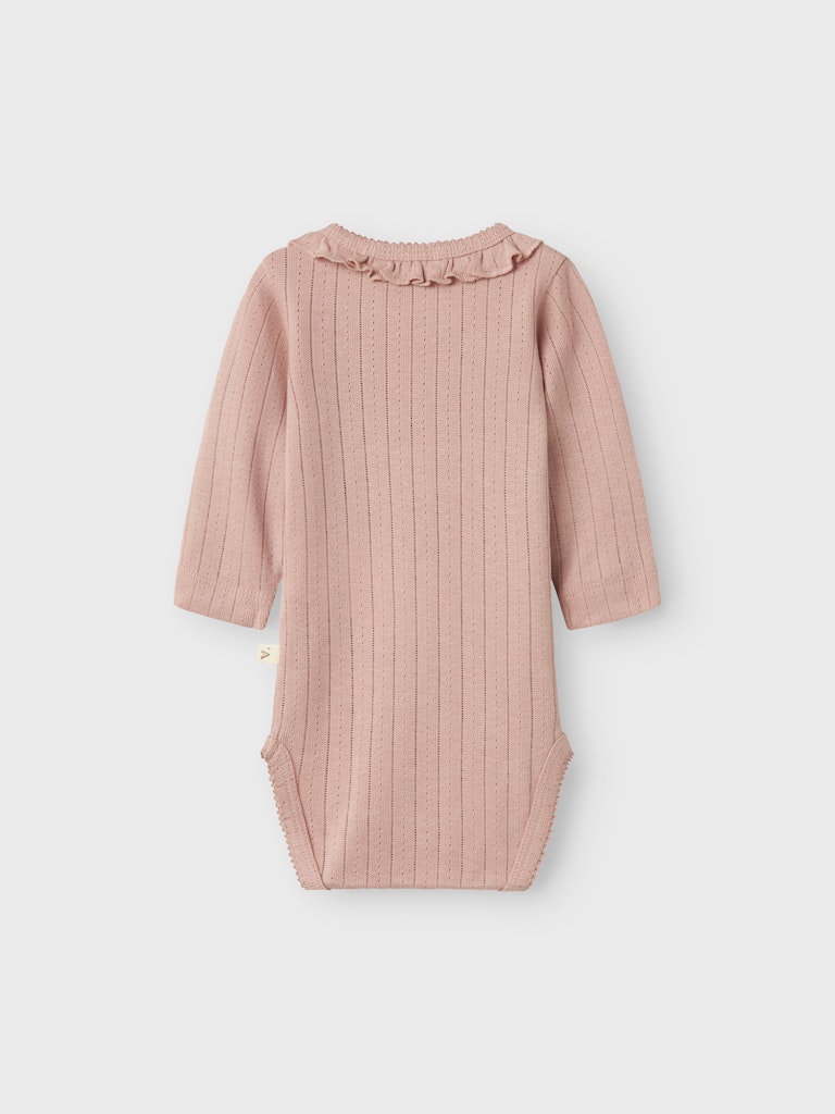 Lil' Atelier Baby RACHEL NIS LS SLIM BODY NOOS - Misty Rose - Torgunns Barneklær AS