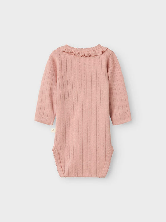 Lil' Atelier Baby RACHEL NIS LS SLIM BODY NOOS - Misty Rose - Torgunns Barneklær AS