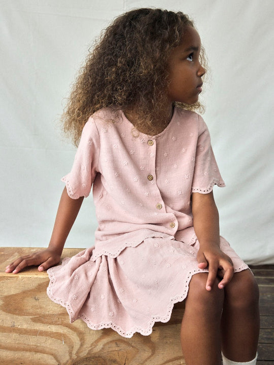 Lil' Atelier Mini KAJA SKIRT - Misty Rose - Torgunns Barneklær AS