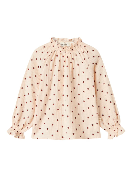 Lil' Atelier Mini IA LS LOOSE SHIRT - Silver Peony - Torgunns Barneklær AS