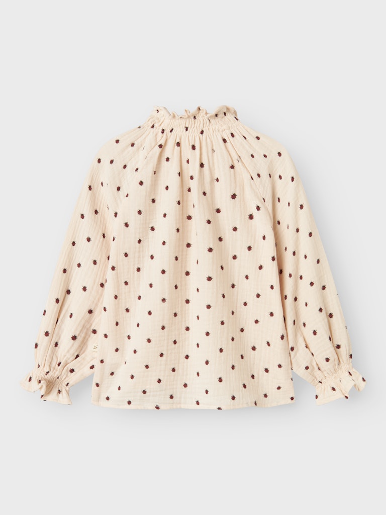 Lil' Atelier Mini IA LS LOOSE SHIRT - Silver Peony - Torgunns Barneklær AS