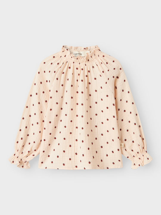 Lil' Atelier Mini IA LS LOOSE SHIRT - Silver Peony - Torgunns Barneklær AS